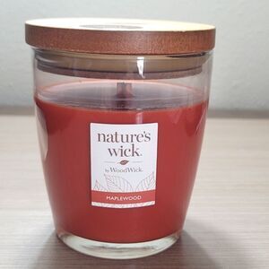 New Maplewood 10oz Nature's Wick Candle by WoodWick